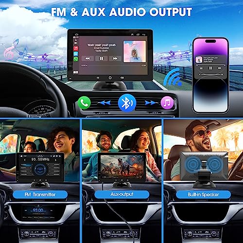 Apple CarPlay Android Auto: Portátil de 7 pulgadas QLED Pant