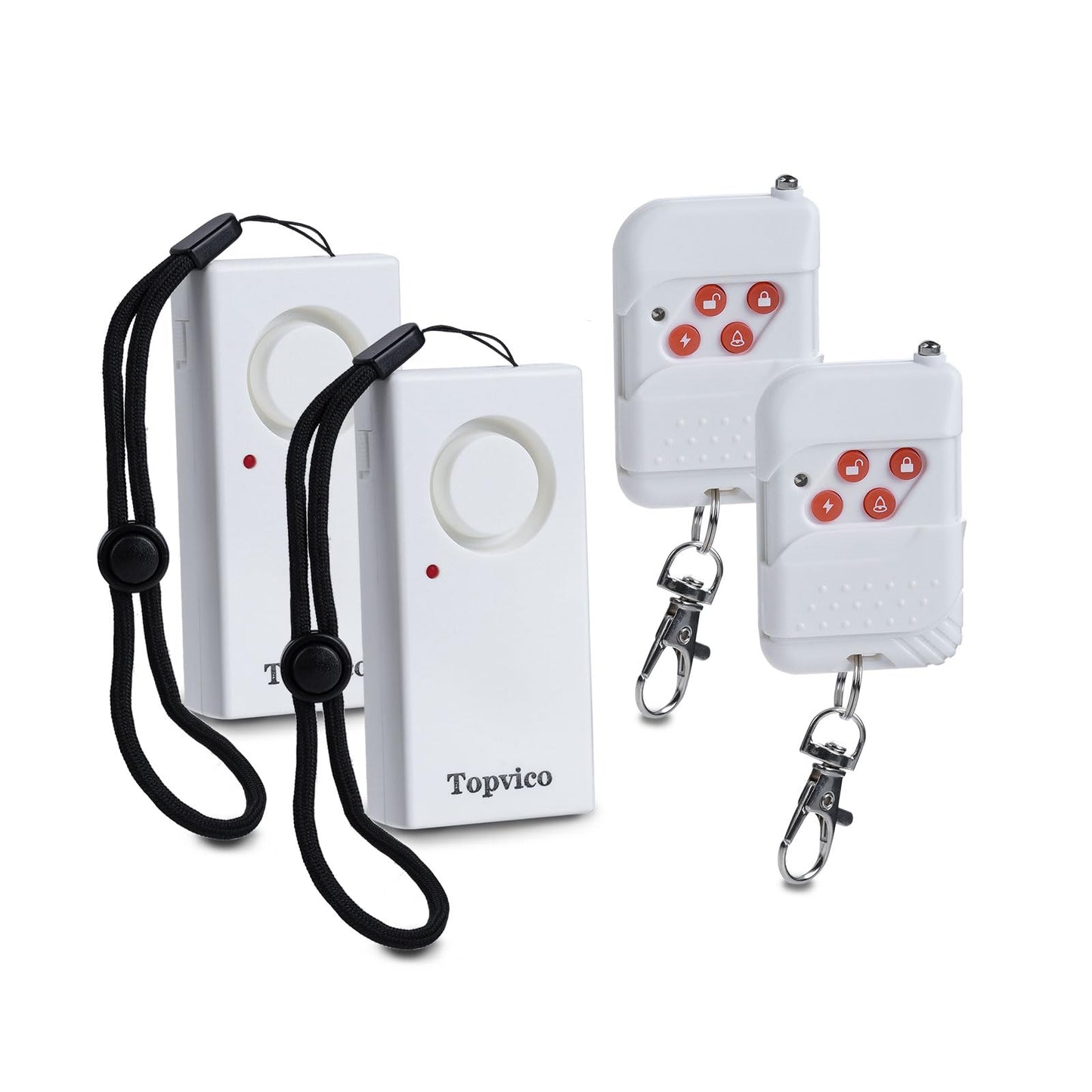 Topvico Alarma de vibración activada para manija de puerta,