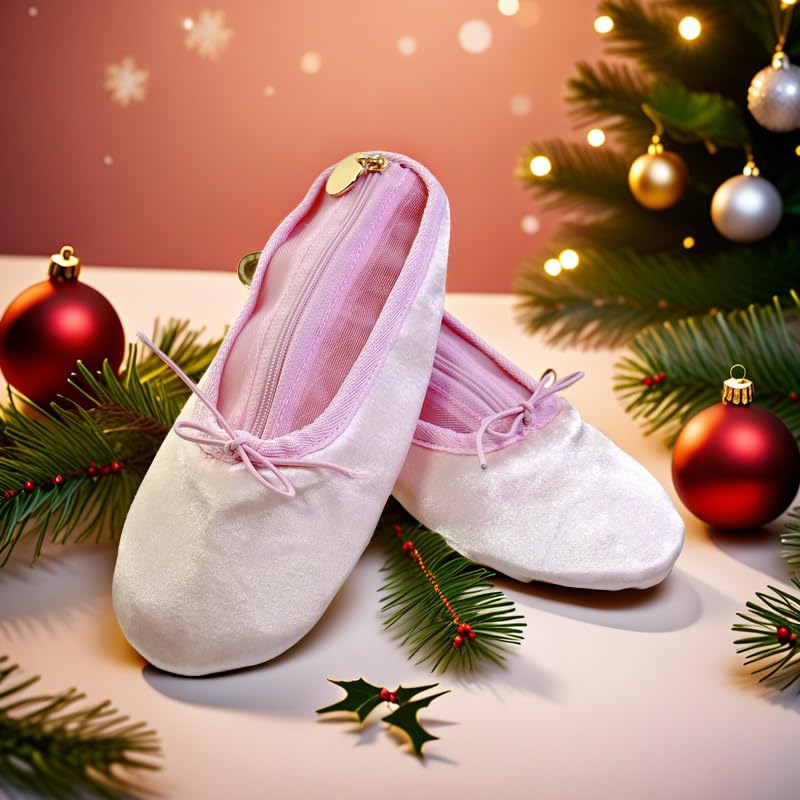 Bolsa de maquillaje pequeña para zapatos de baile de ballet,