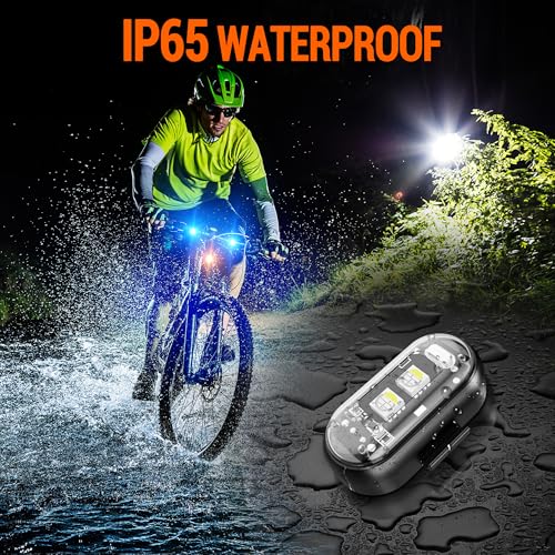 Luces estroboscópicas LED inalámbricas con control remoto, 8
