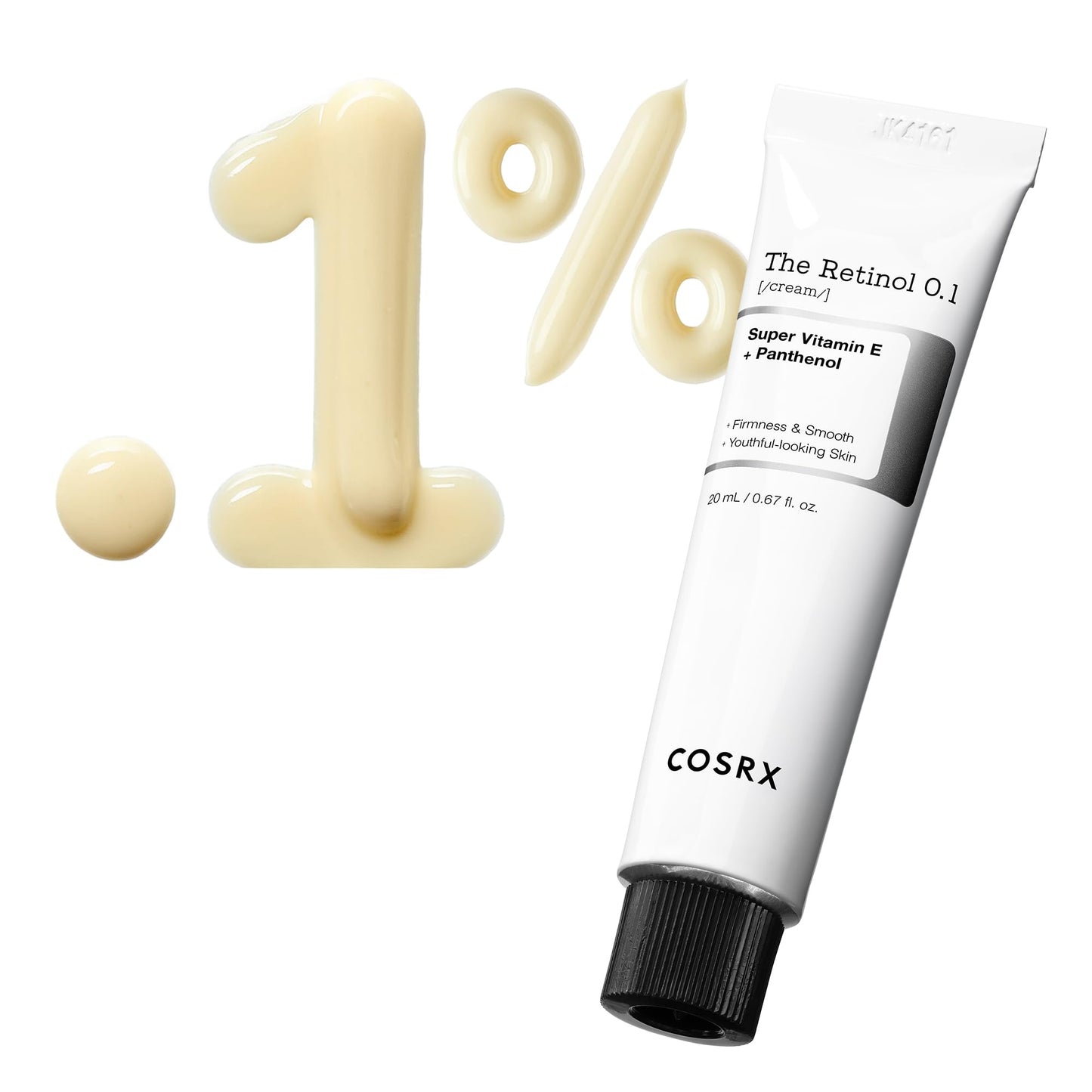 COSRX Crema de retinol al 0.1%, 0.67 onzas, crema antienveje