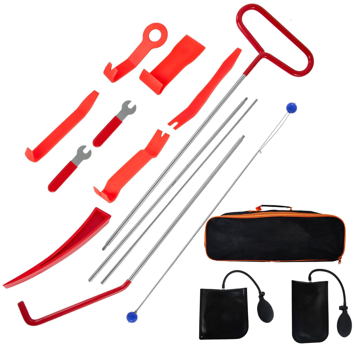 Kit de herramientas para coche, tirador de 68 pulgadas, extr
