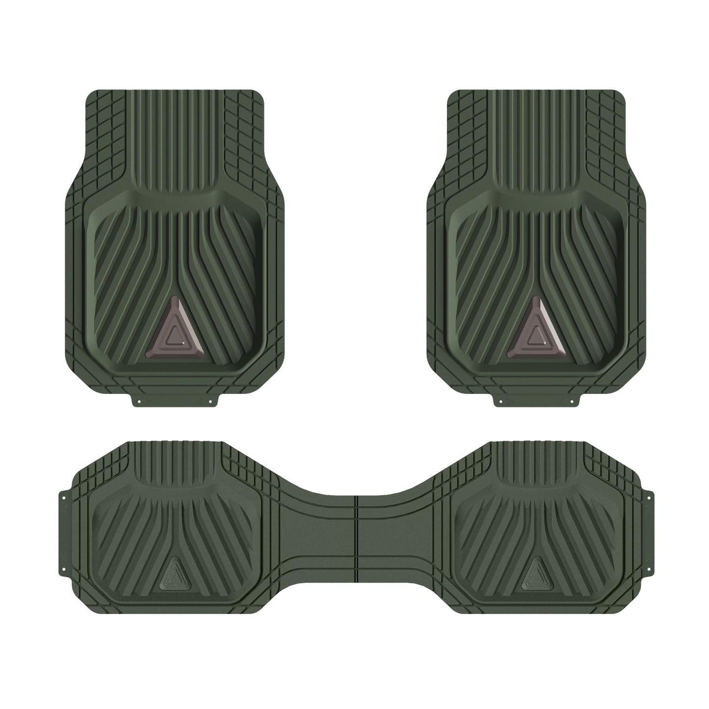 August Auto Alfombrillas de goma resistentes, duraderas para