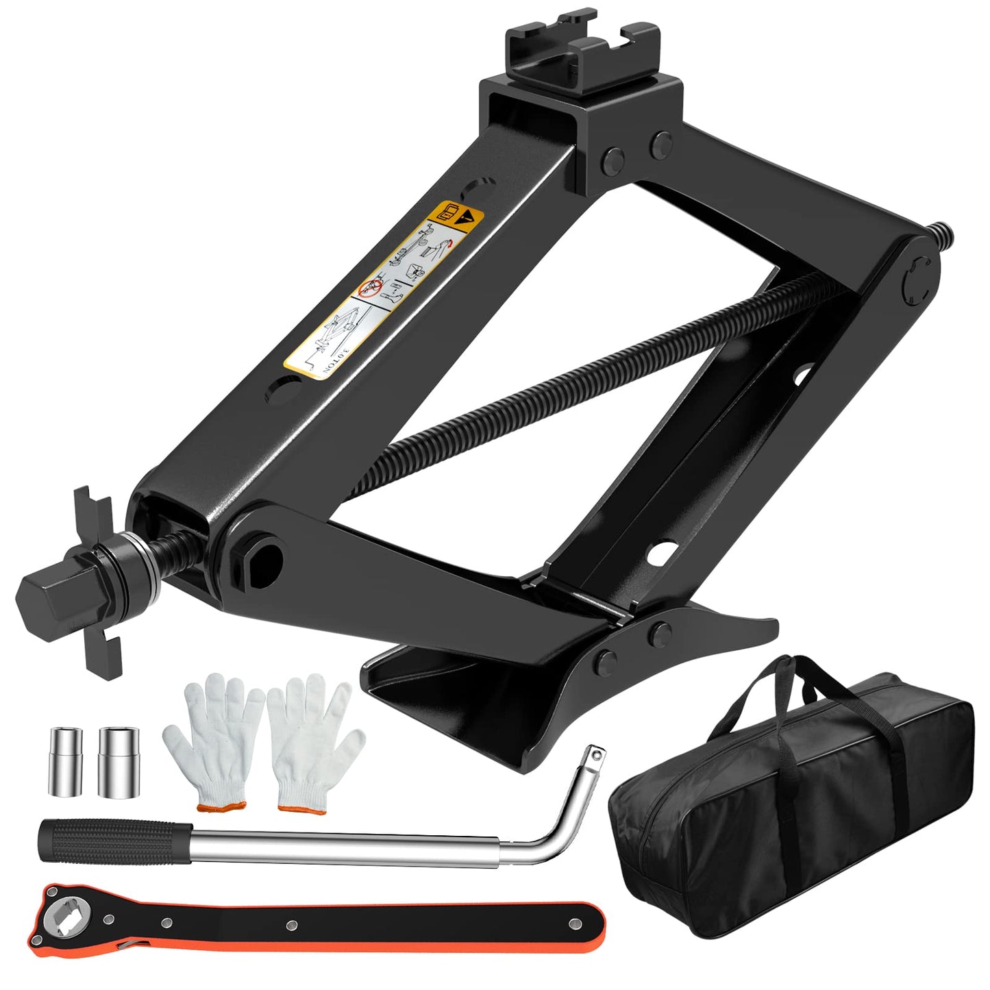 IMAYCC Gato de tijera para coche/SUV/MPV - Kit de gato de co