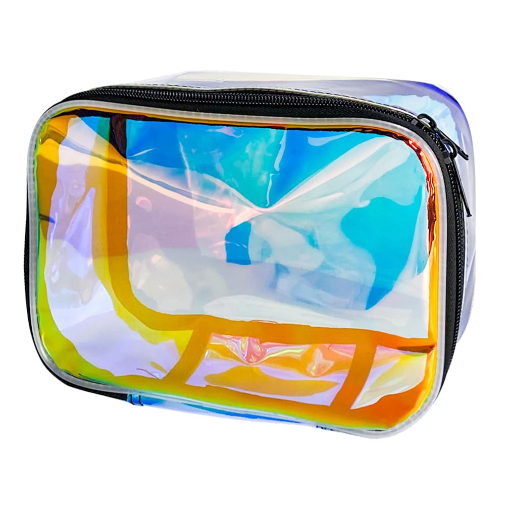 Bolsas de maquillaje holográficas a granel, bolsa de almacen