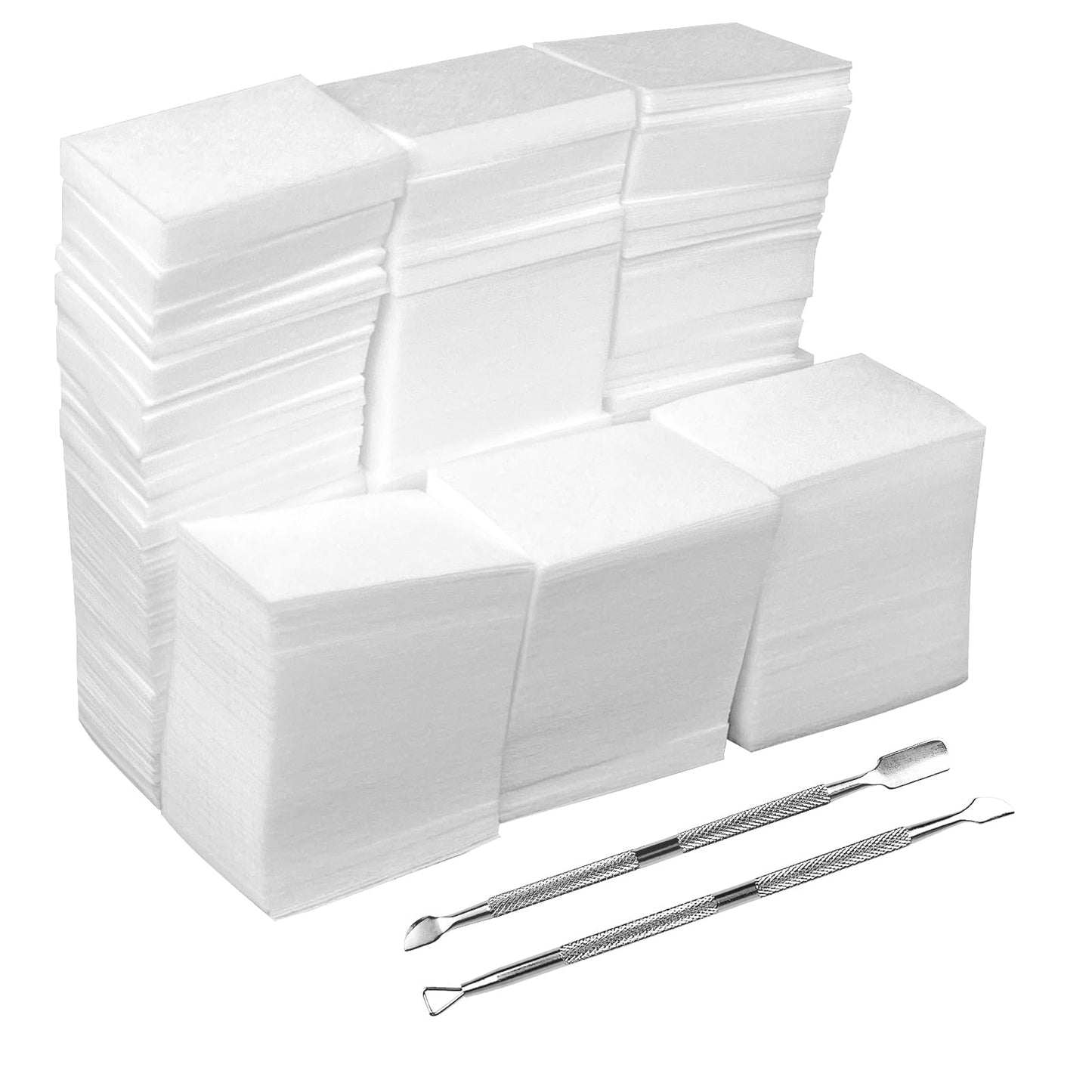 1000 toallitas de gel para quitar esmalte de uñas, almohadil