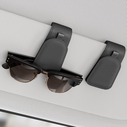 Sotfamily Soporte para lentes de sol para visera de automóvi
