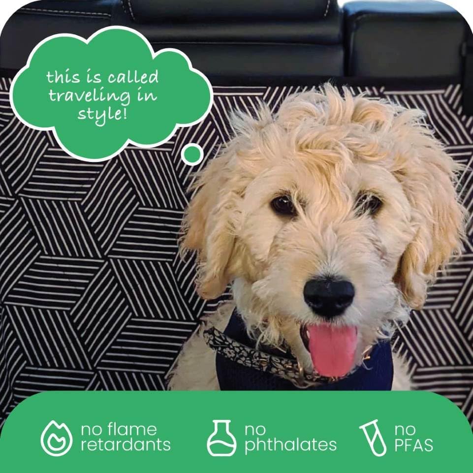 Molly Mutt Funda de asiento trasero 3 en 1 para perros, hama