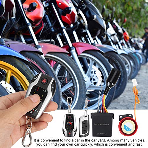 Acouto Sistema de alarma de motocicleta antirrobo, sistema d
