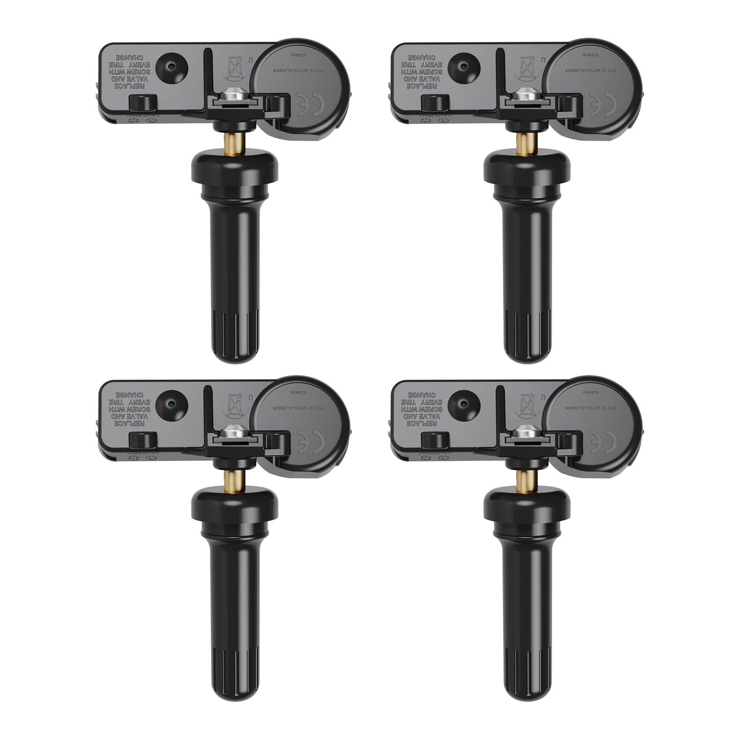 TPMS Sensor Dodge, paquete de 4 sensores de sistema de monit
