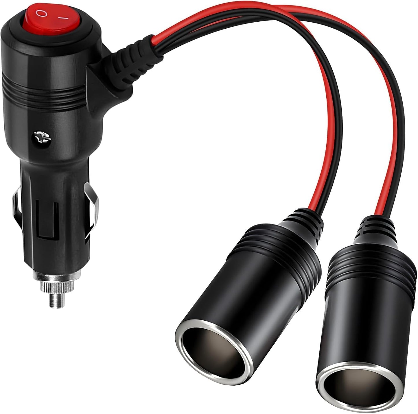 Adaptador divisor de encendedor de cigarrillos para automóvi