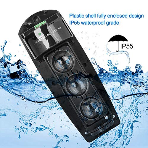 Alarma de triple haz, detector infrarrojo de alarma infrarro