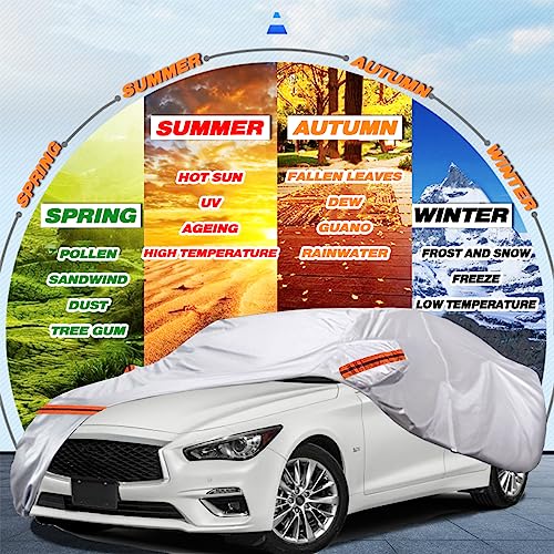 Funda completa de 6 capas para sedán, vagón, cupé, hatchback