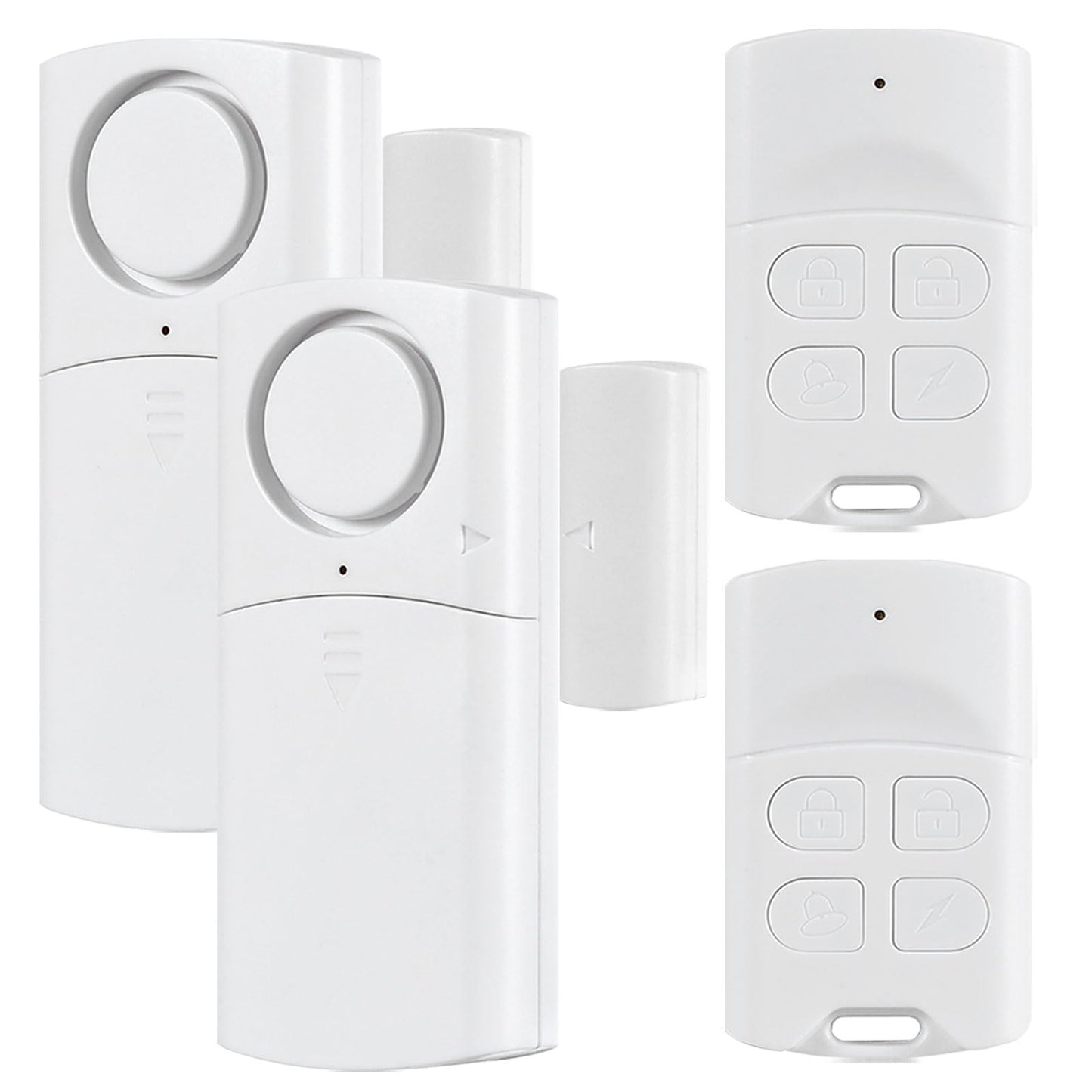 Alarma de puerta con control remoto, alarmas inalámbricas de