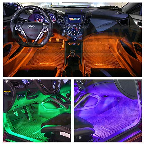 LEDGlow Kit de iluminación de neón para interiores de 6 unid