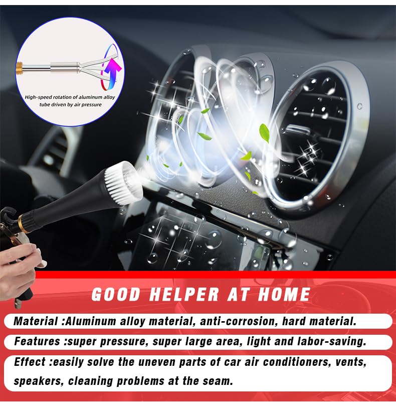 Pistola de aire para limpieza interior de automóvil, herrami