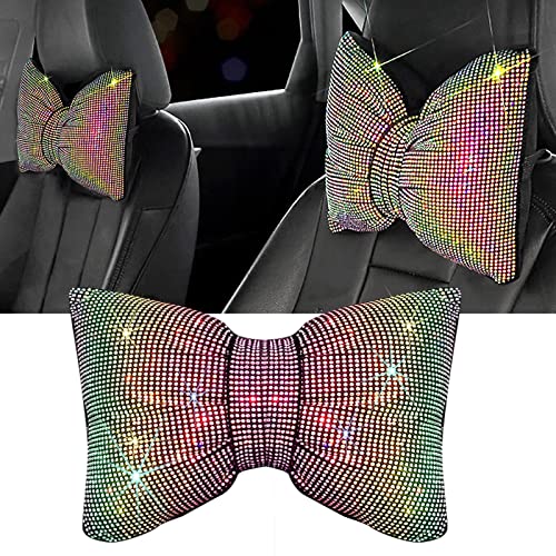 Juego de 4 accesorios brillantes para automóvil, para mujere