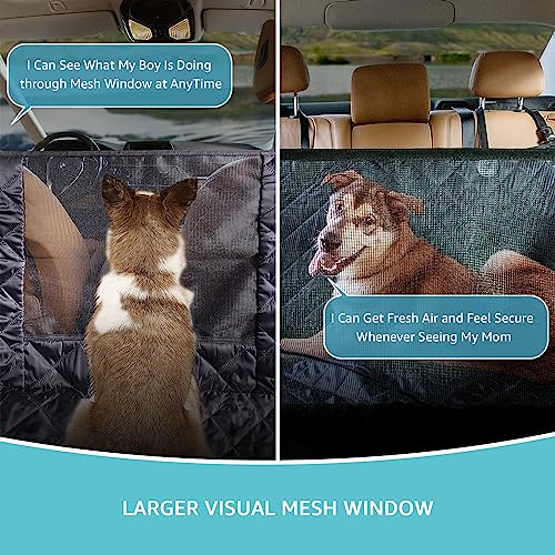 Funda de asiento de automóvil para perro para asiento traser