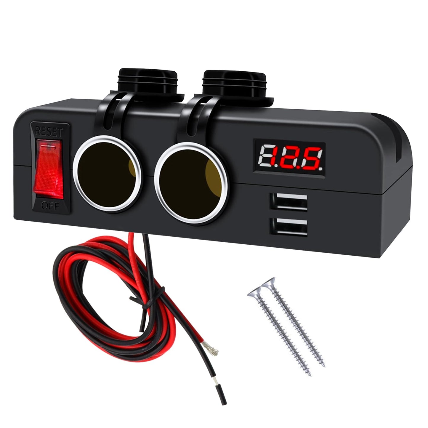 Multifunción 12 V encendedor de cigarrillos divisor de enchu