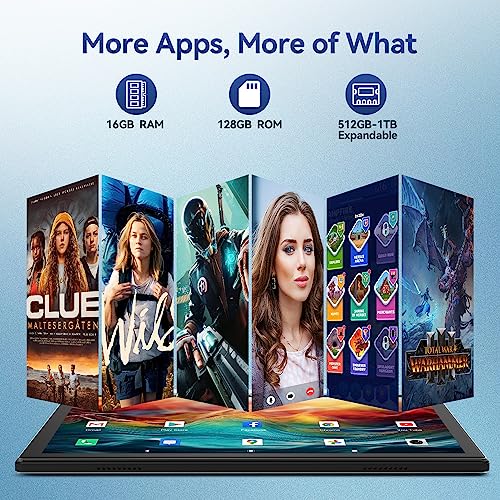 Tablet 2024 actualizada, tableta Android 13, 128 GB de ROM +