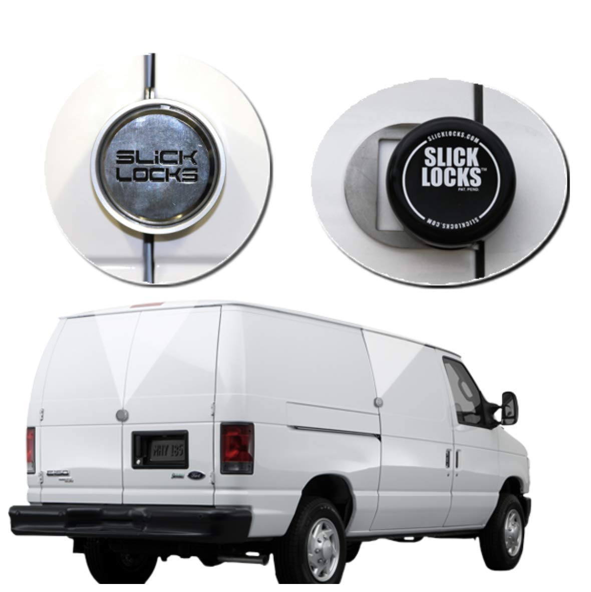 Slick Locks Ford - Kit completo para puerta corredera con gi