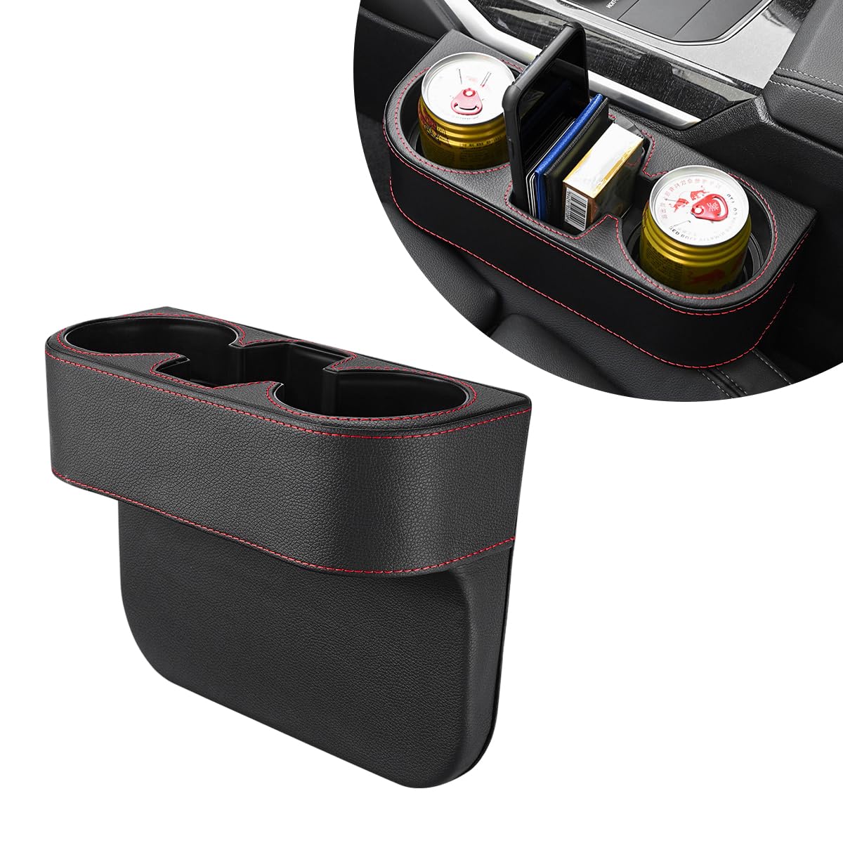 Organizador multifuncional para portavasos de automóvil, org