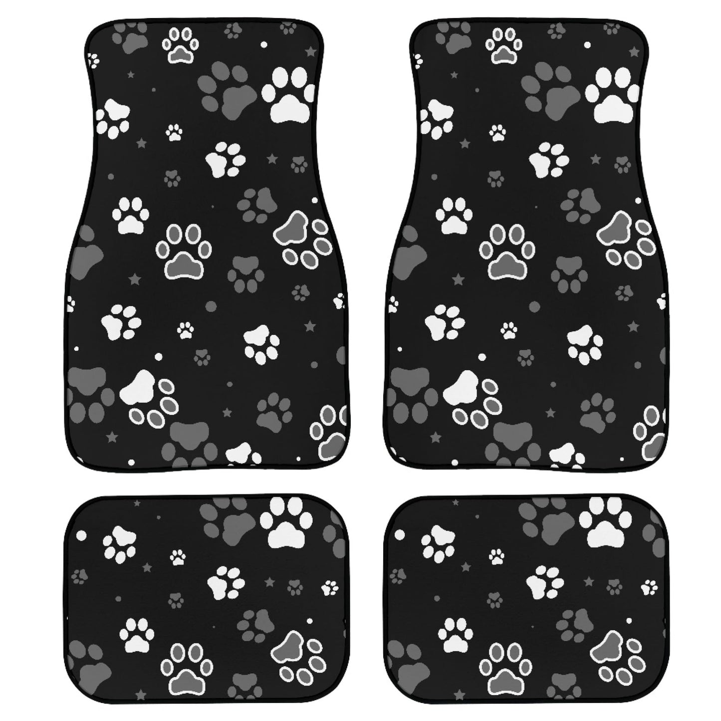 Alfombras universales con estampado de patas, huellas de per