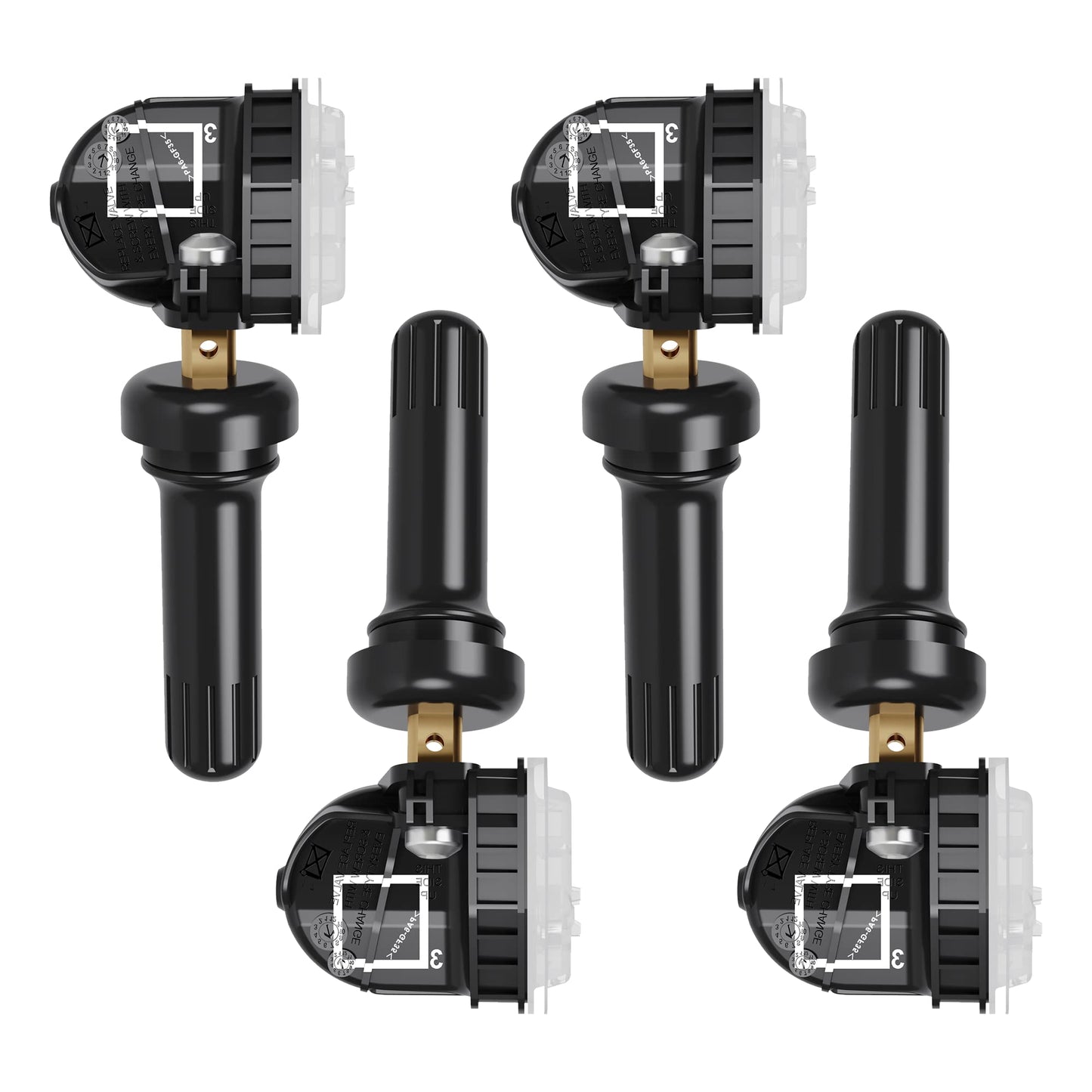 CDWTPS TPMS Sensor GM - Paquete de 4, sistema de monitor de
