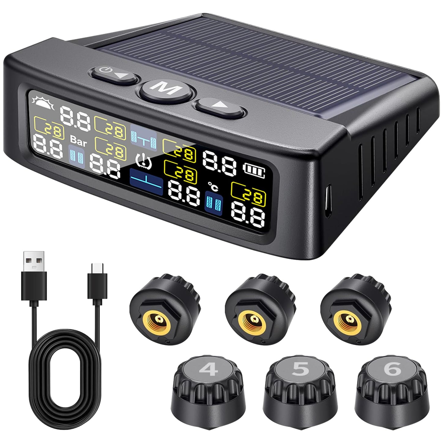 Sistema de monitoreo de presión de neumáticos para vehículos
