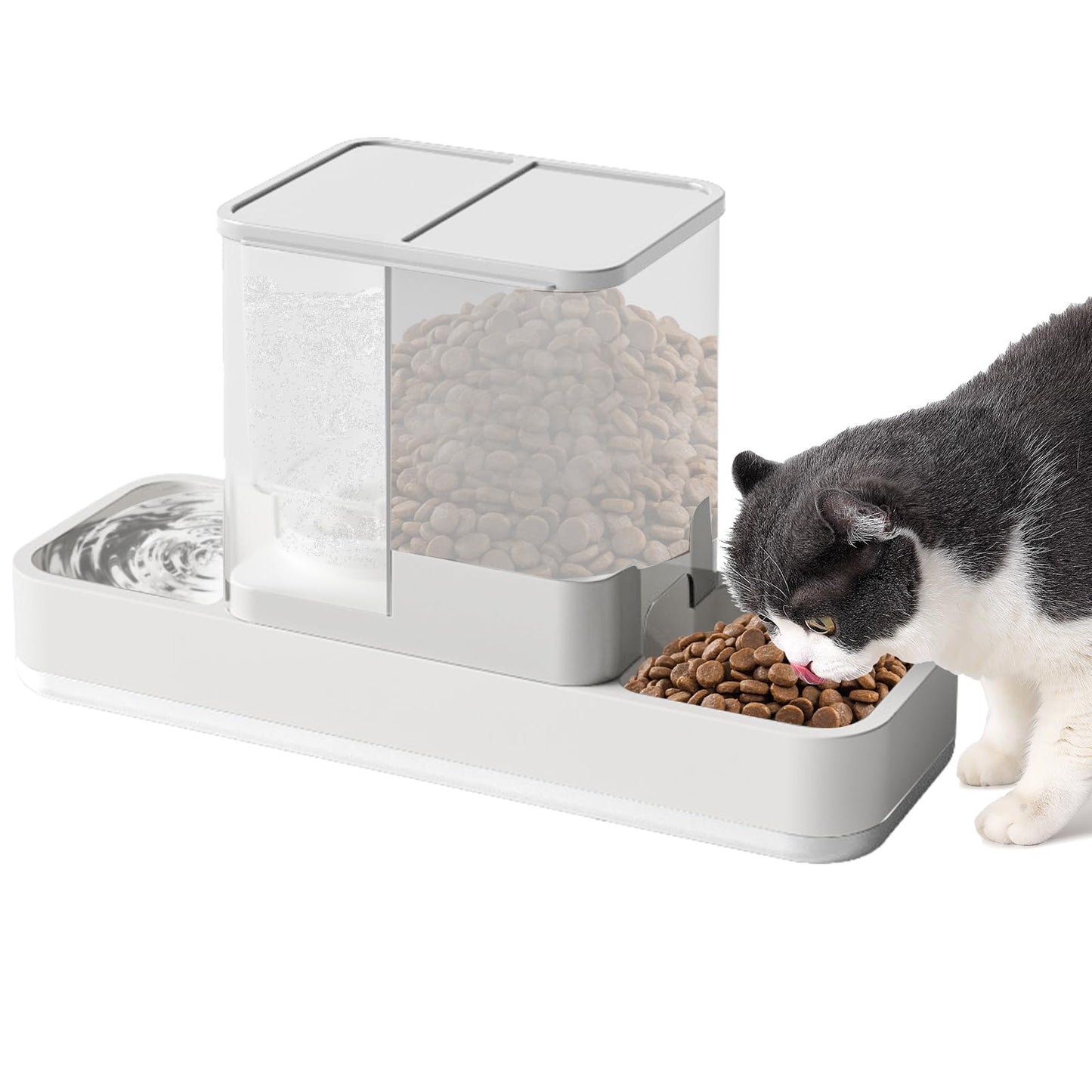 Yummy Sam Alimentador automático para mascotas pequeñas y di