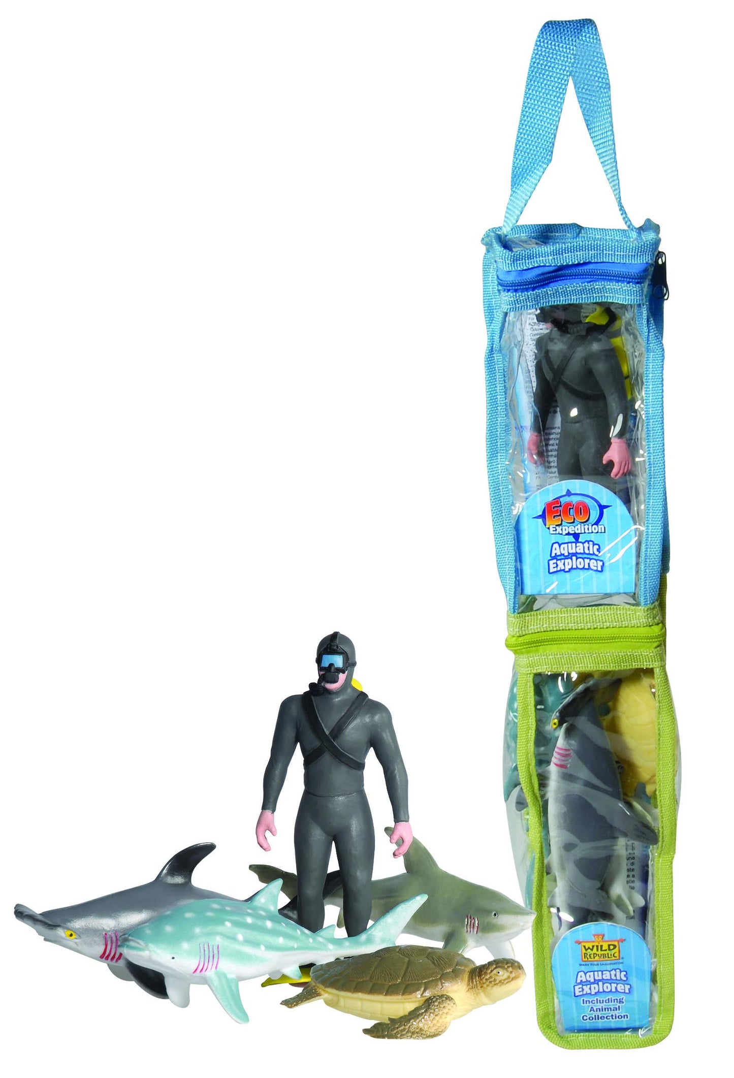Wild Republic Buceador, figura de juguete, juguete de baño, diversión