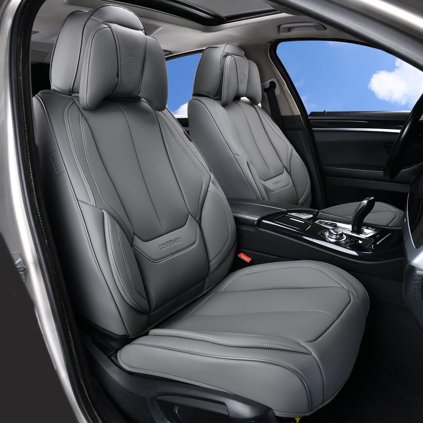 Coverado Fundas universales para asiento delantero, paquete