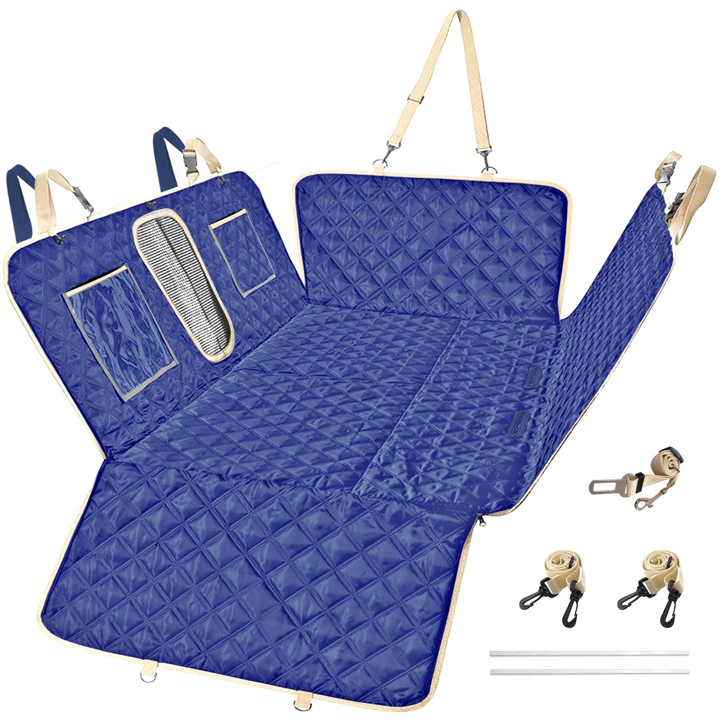 Funda de asiento de automóvil para mascotas, funda impermeab