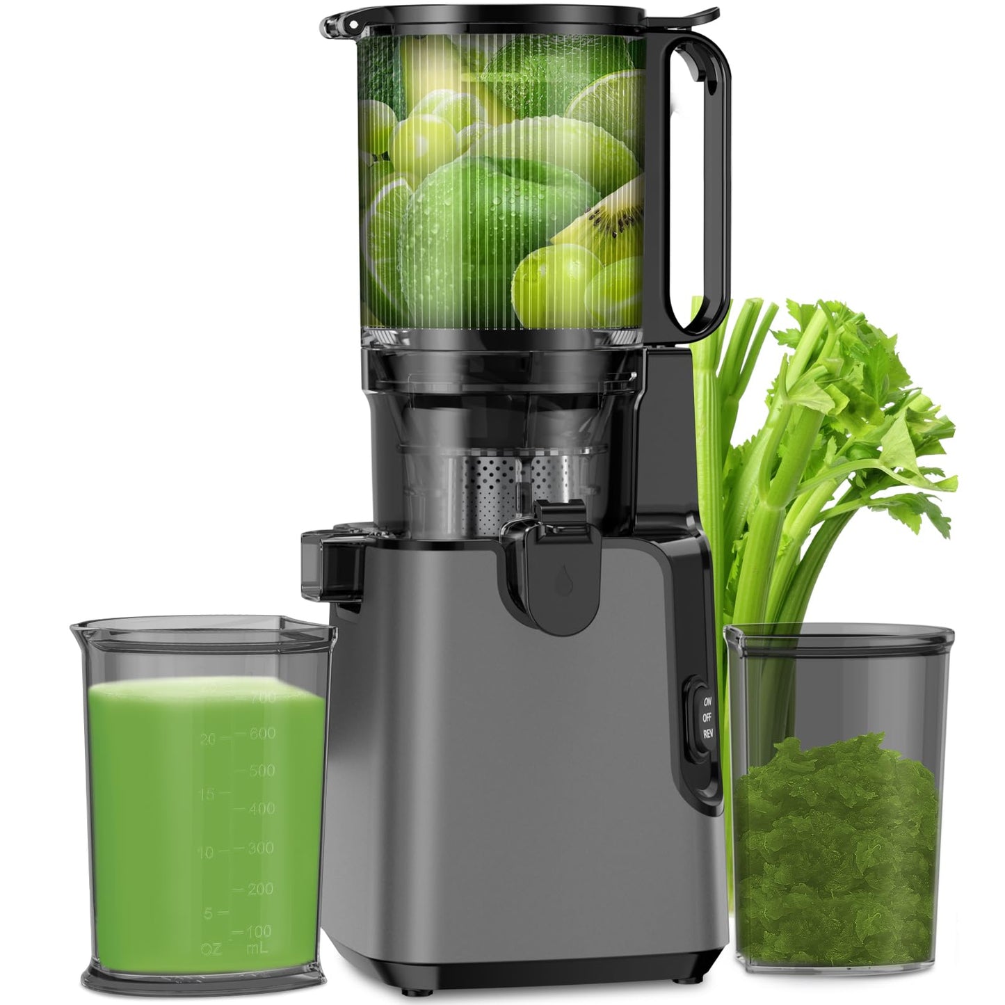 Máquinas exprimidoras con canal de alimentación extra grande