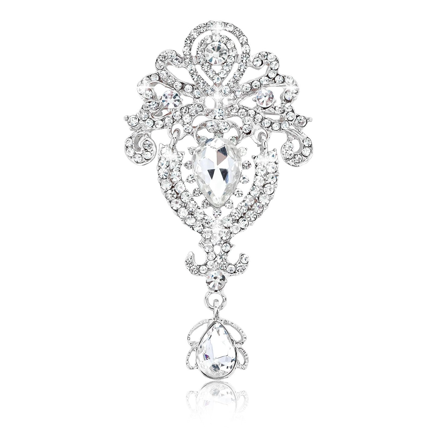 YARIEW Broches para mujer, broche de diamantes de imitación