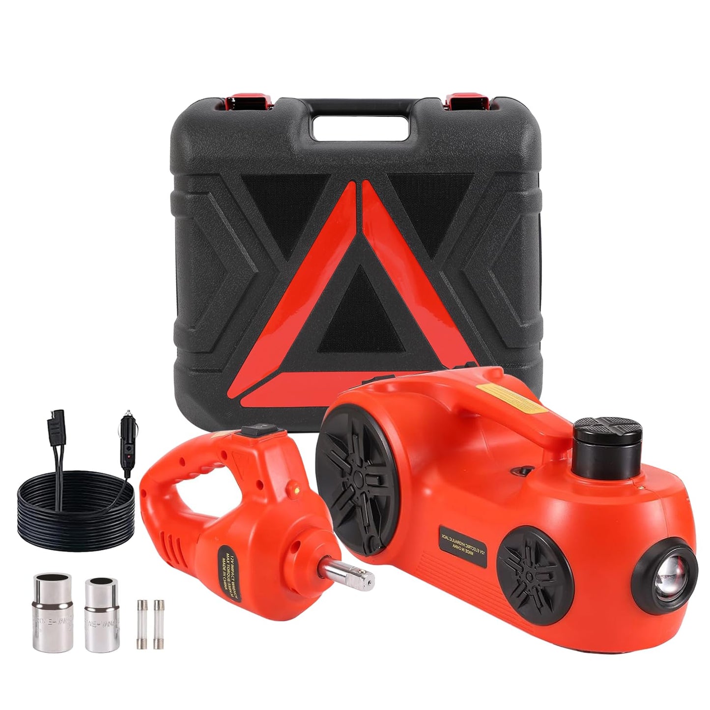 EFFIROSO Kit de gato eléctrico mejorado para automóvil de 5