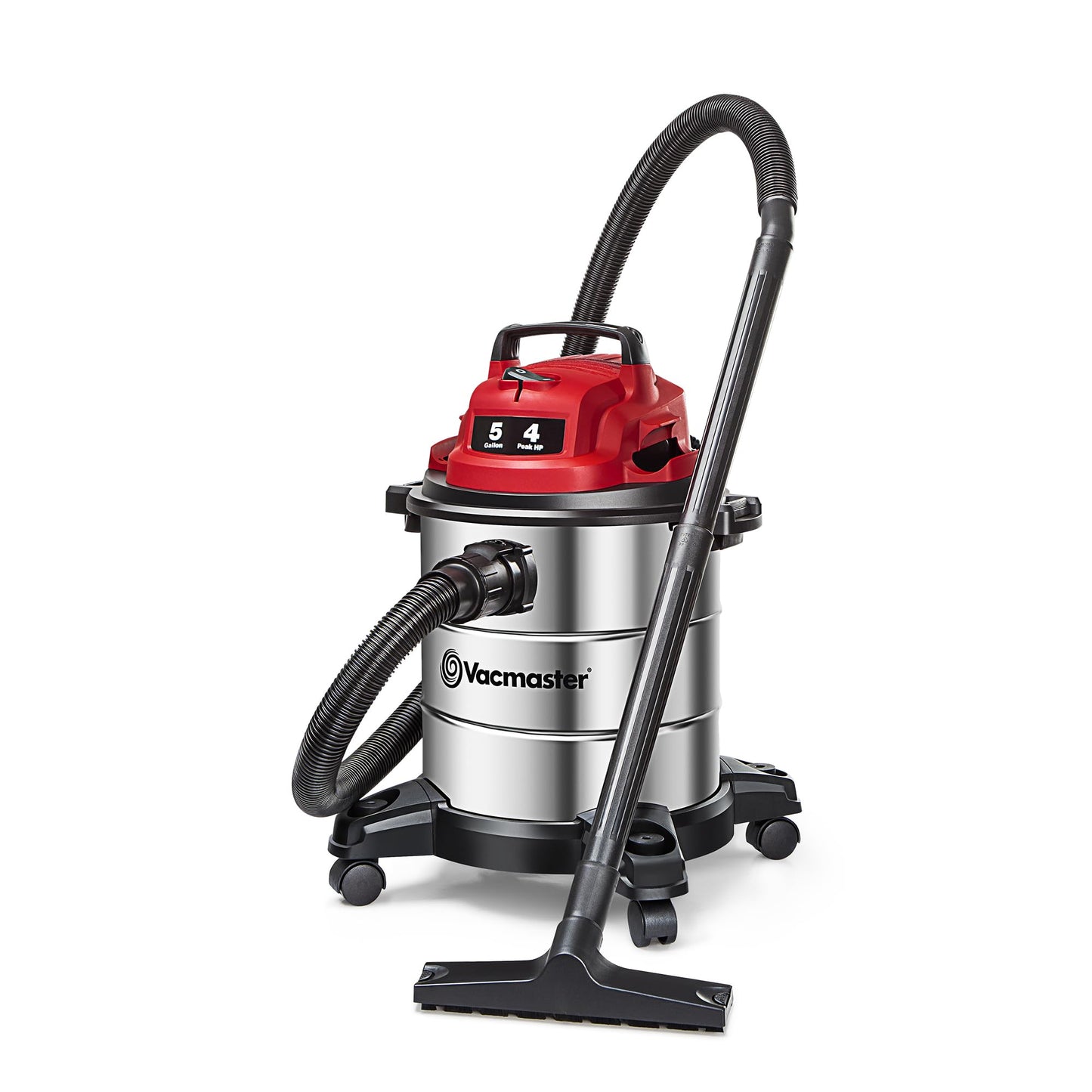 Vacmaster Aspiradora húmeda/seca de acero inoxidable HP de 5