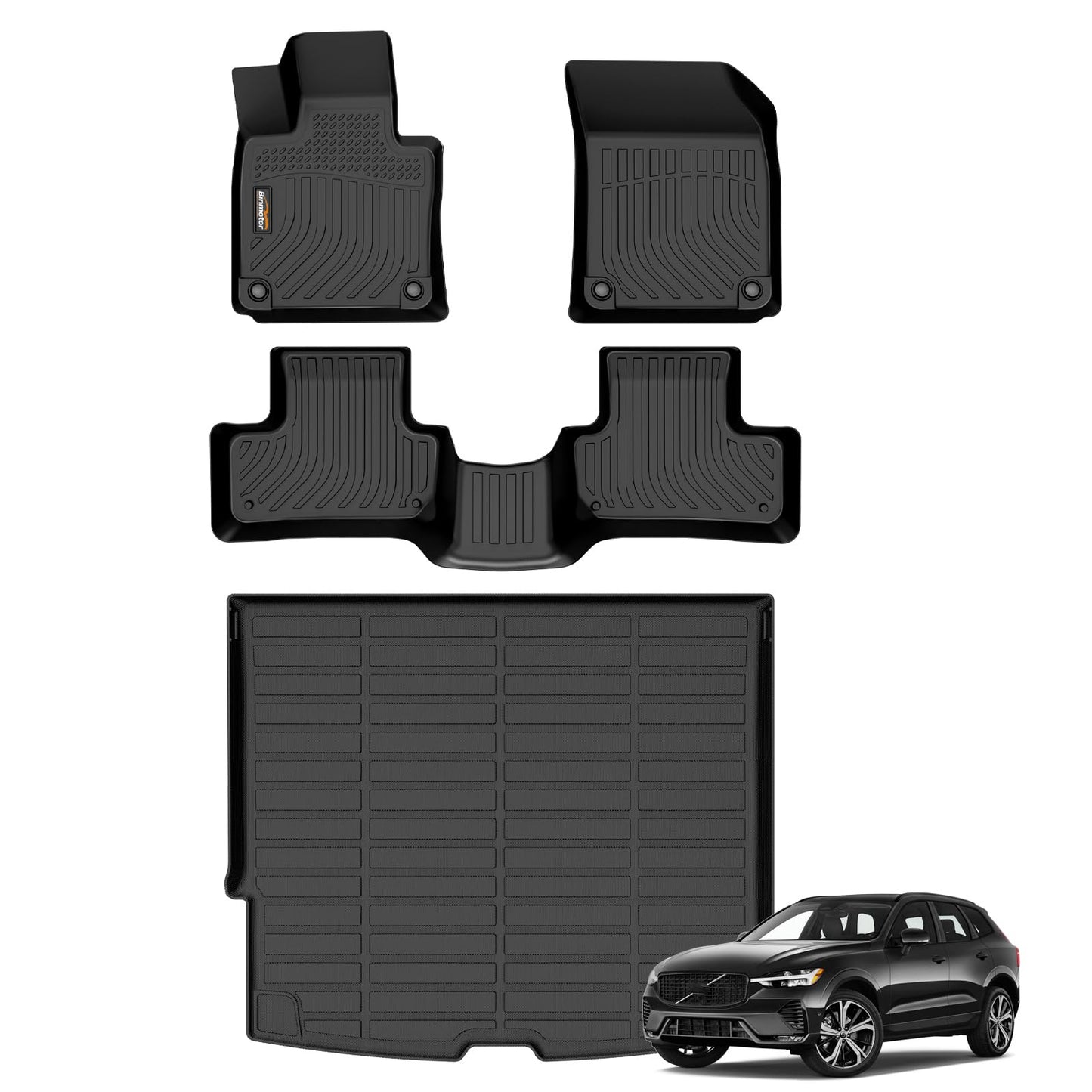Binmotor-All Weather Car Floor Mats and Cargo Liner Set for