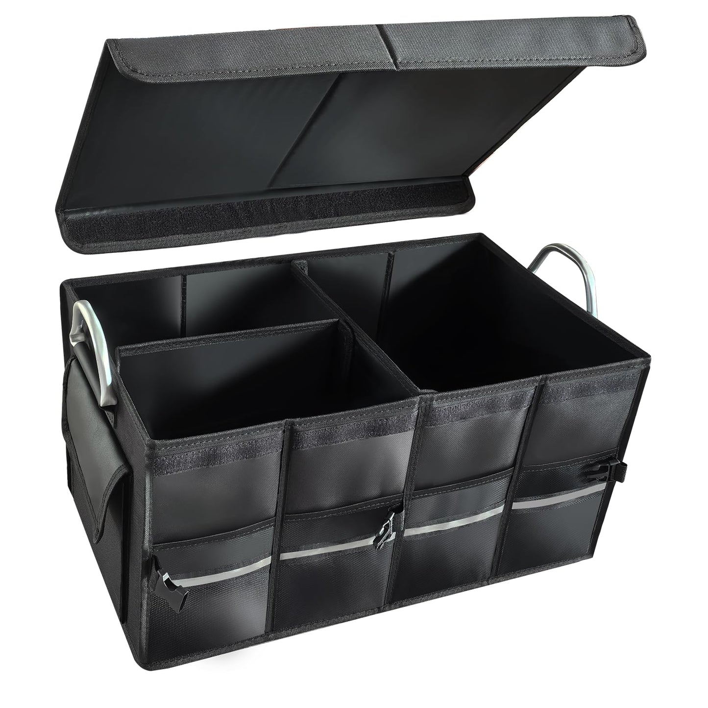 Organizador plegable para maletero de automóvil, organizador