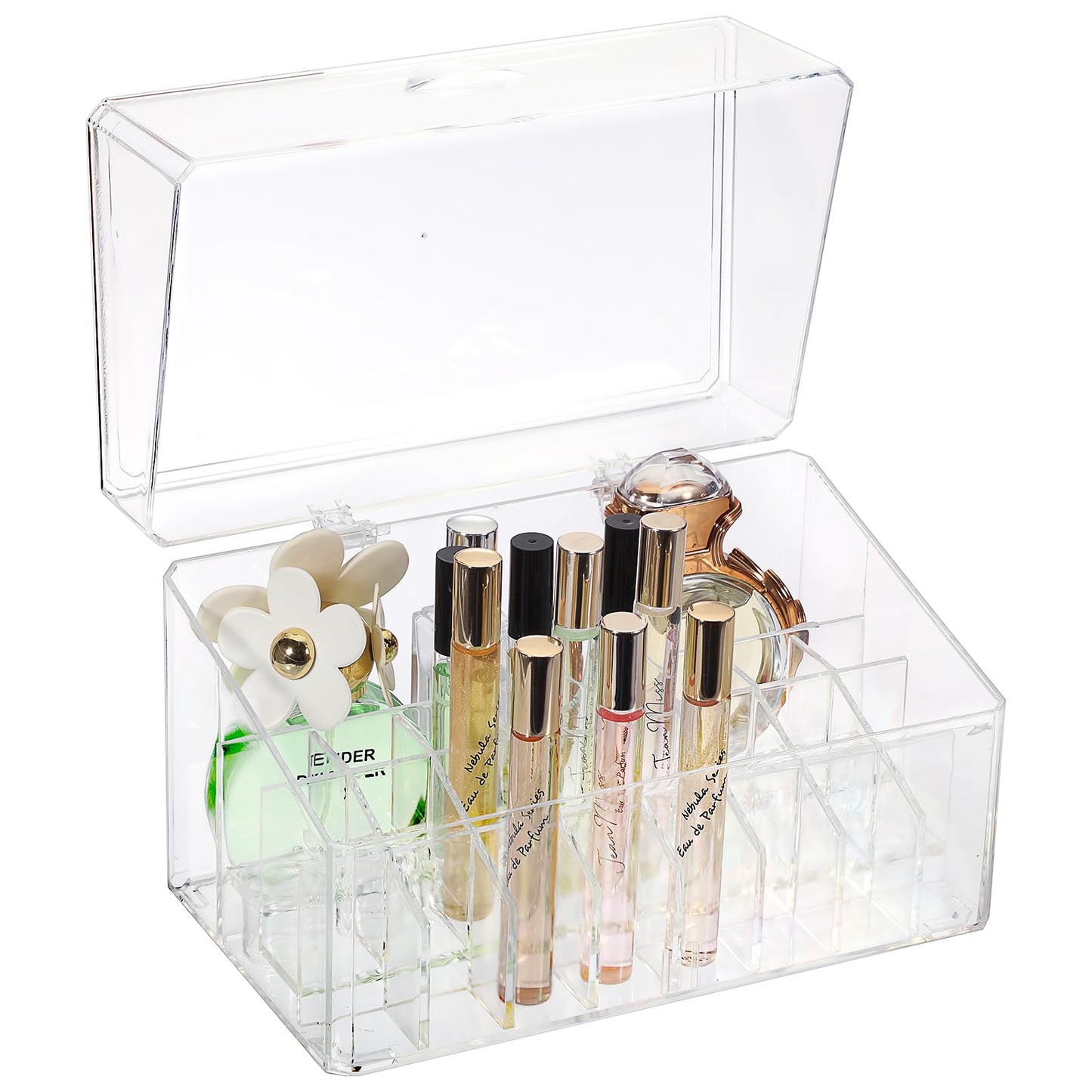 ELLDOO Organizador de perfume Rollerball, 26 espacios de acr