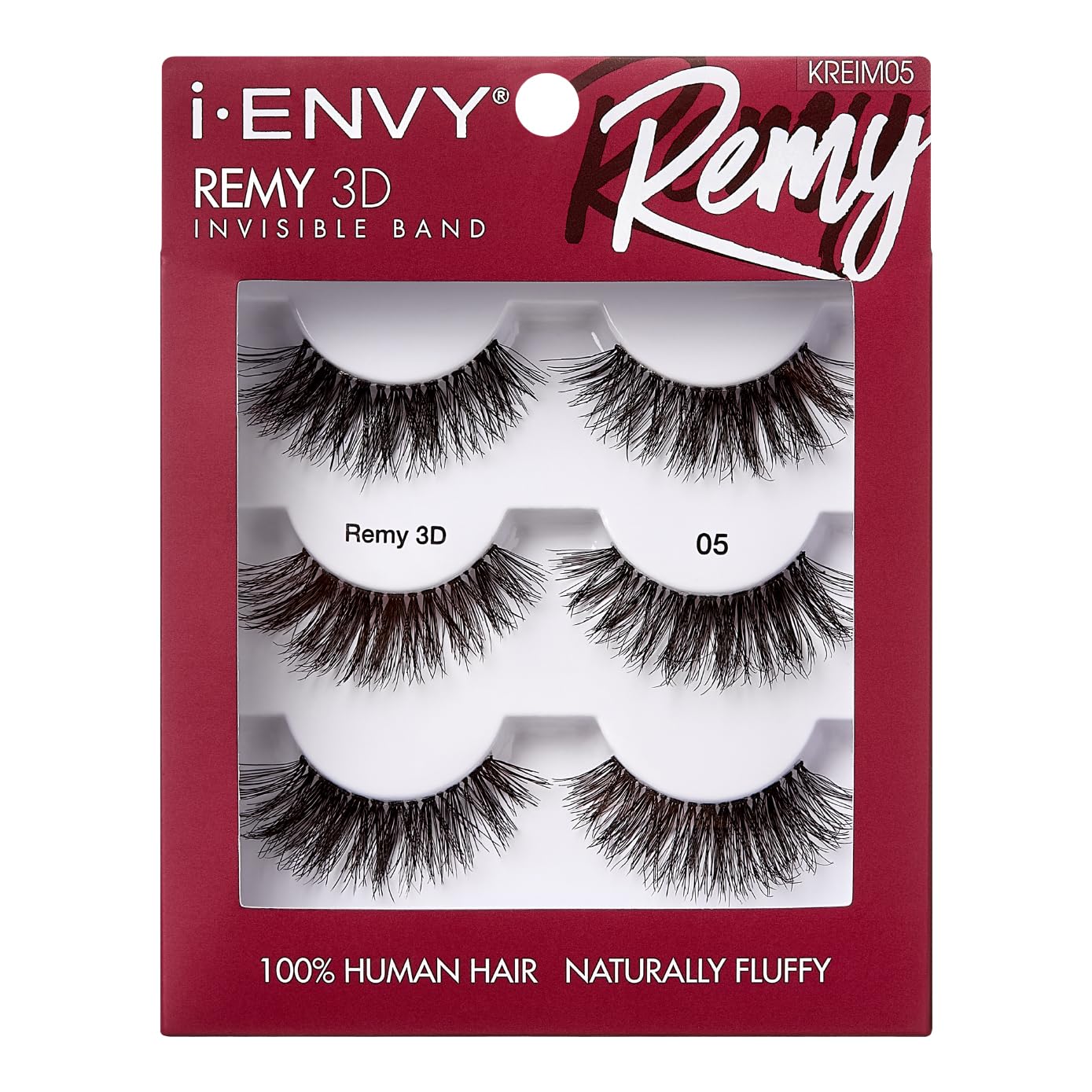 i-ENVY - Pestañas postizas, pestañas Remy 3D, paquete económ