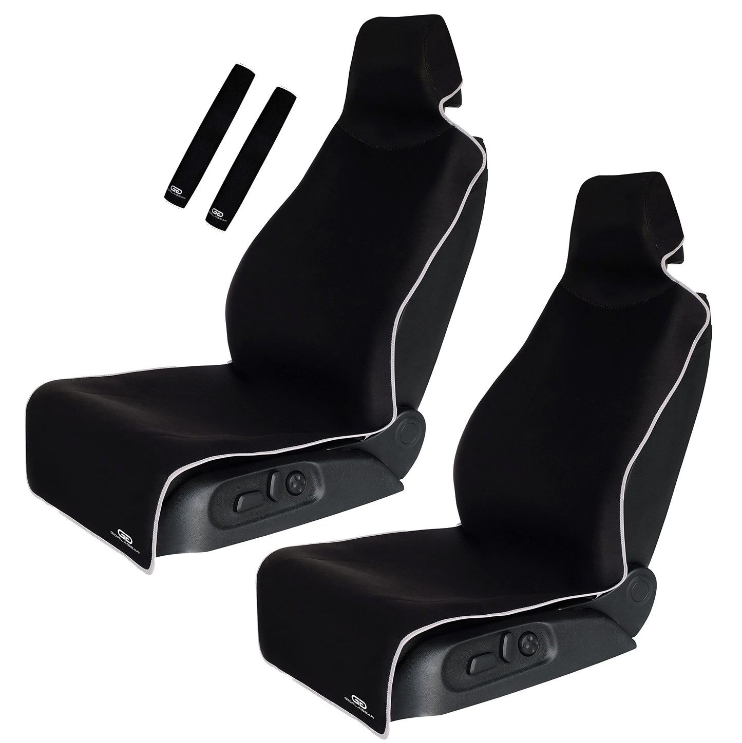 Gear - Paquete de 2 fundas de asiento de automóvil, de neopr