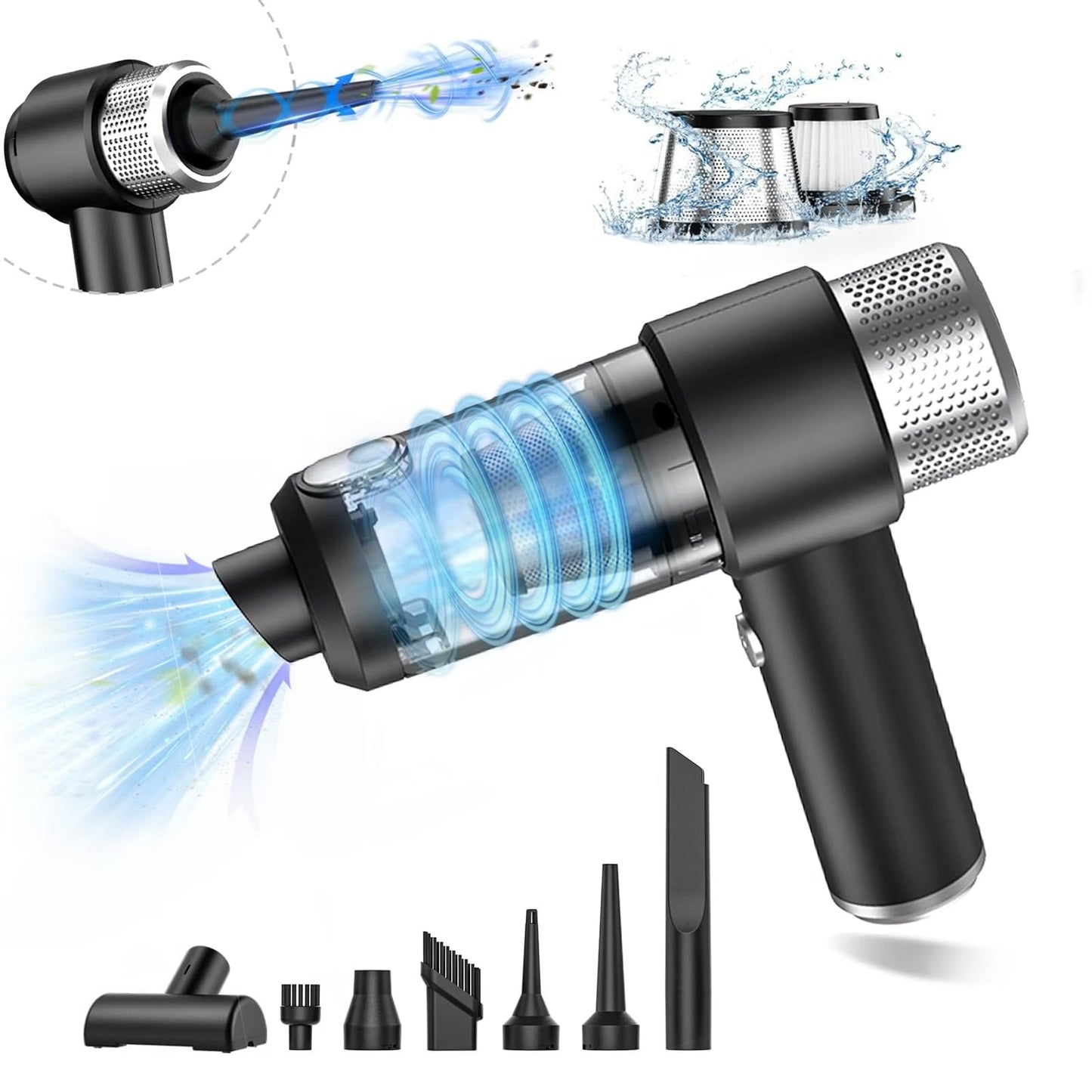 Handheld Car Vacuum Cleaner, High Power 7 in 1 Vacuum Cleane