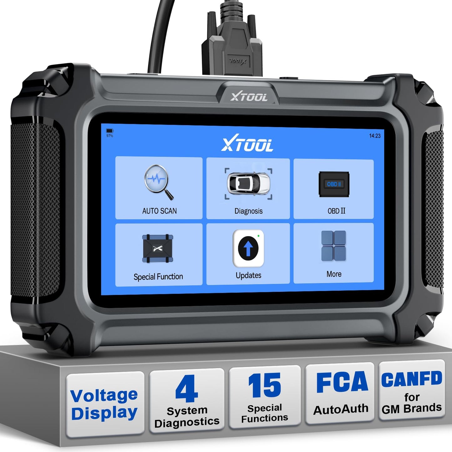 XTOOL Escáner D5S OBD2 - Lector de código 2025 para automóvi