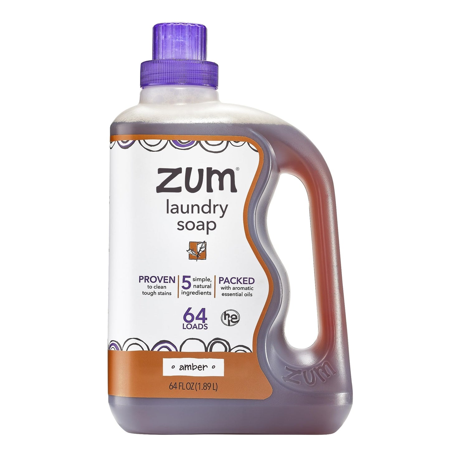 Zum Indigo Wild - Jabón líquido a base de plantas con bicarb