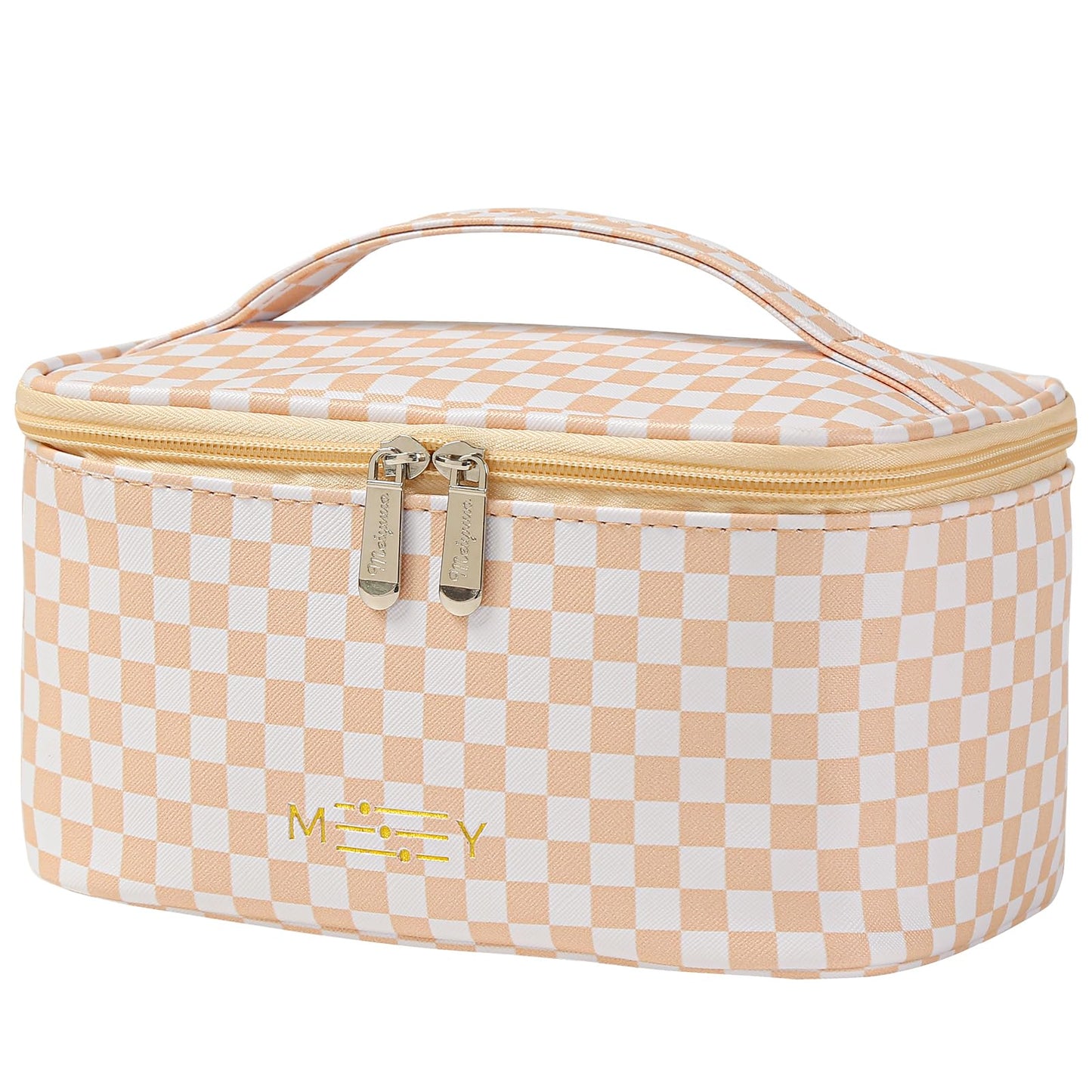KITENROM Preppy - Bolsa de maquillaje de viaje para mujeres