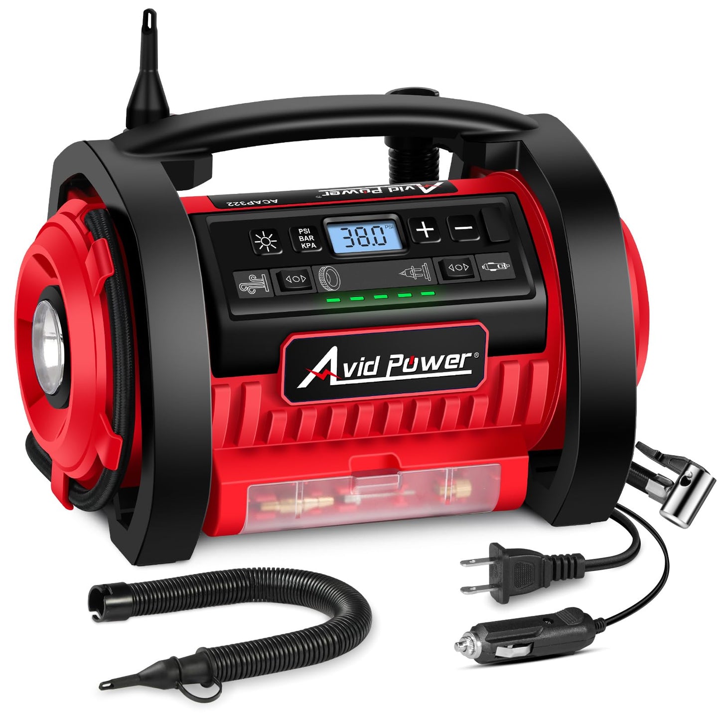 Avid Power - Compresor de aire para neumáticos, bomba para n