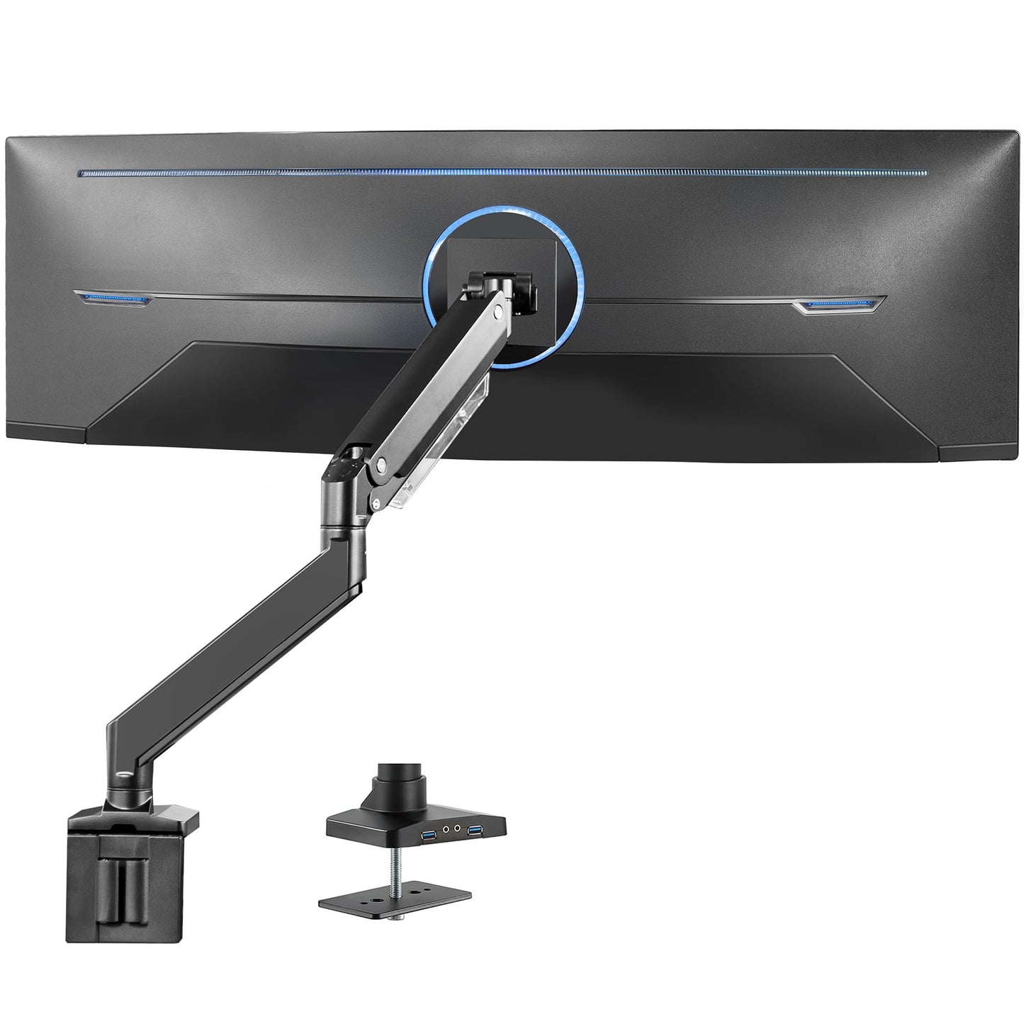 VIVO Brazo de monitor de aluminio resistente de alta calidad