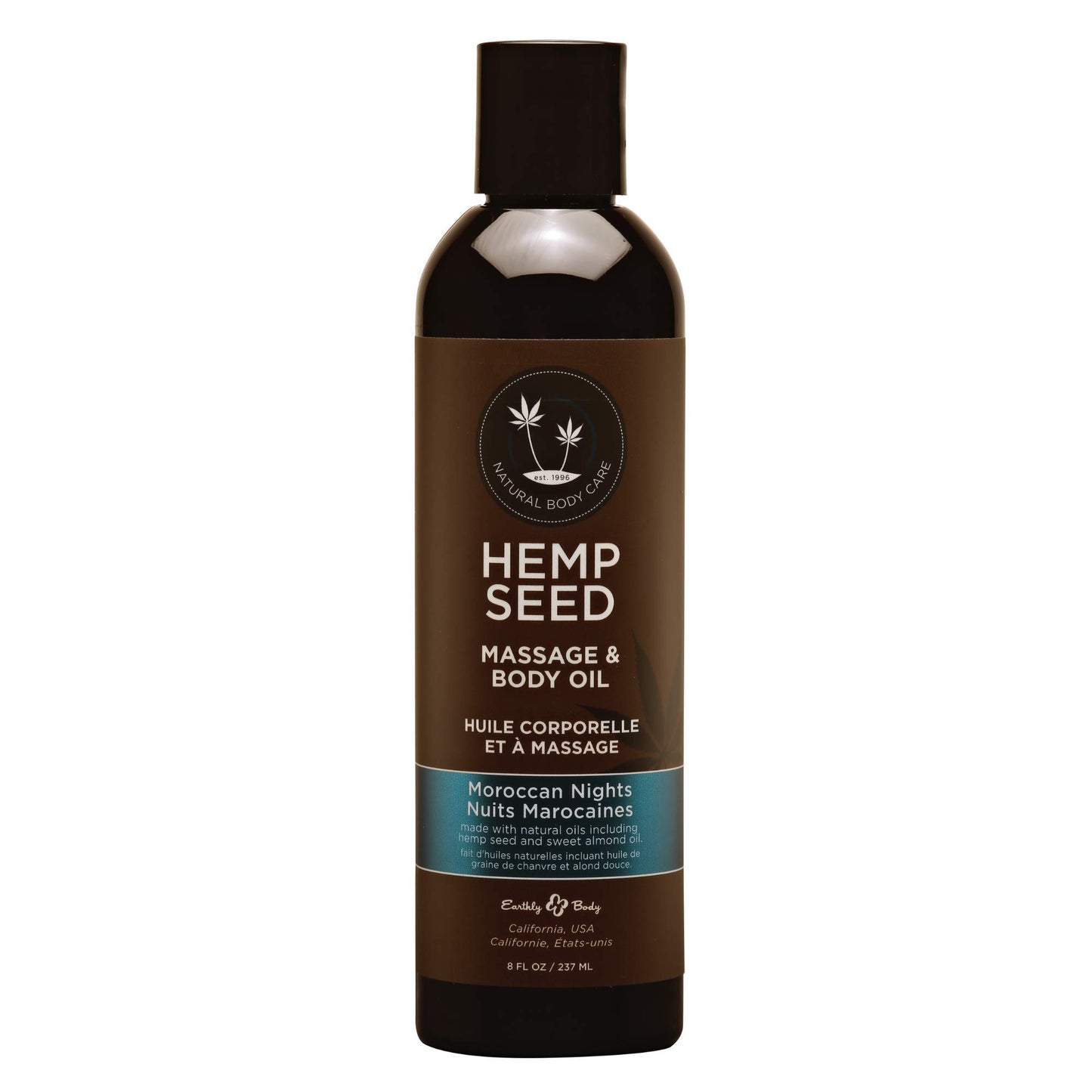 Aceite corporal y de masaje de semillas de cáñamo, 8 onzas l