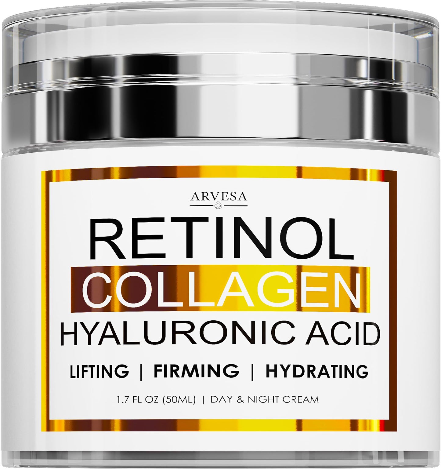 Crema de retinol para la cara, hidratante facial con colágen